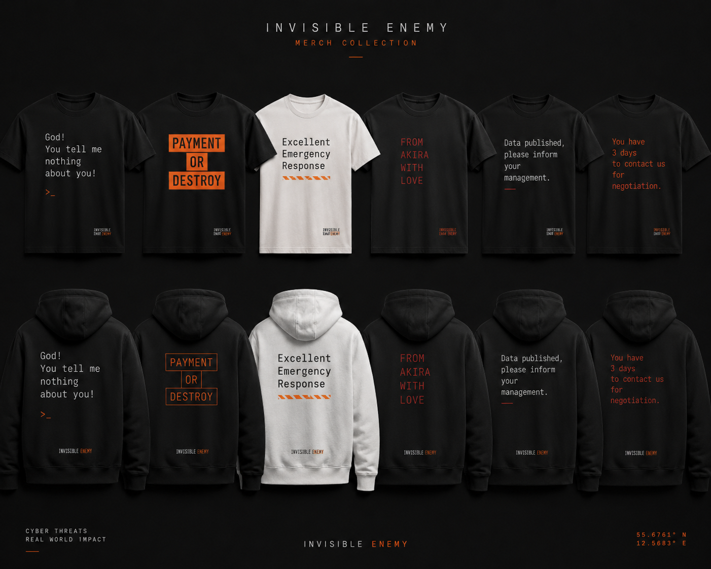 Usynlig Fjende merchandise